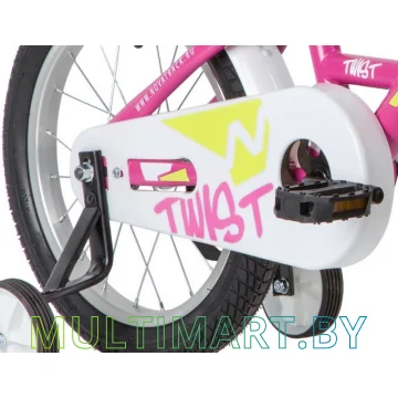 Детский велосипед Novatrack Twist 161TWIST.PN20 (розовый/белый, 2020) картинка 4